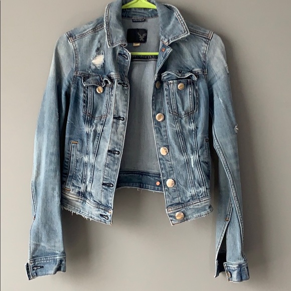 american eagle denim vest